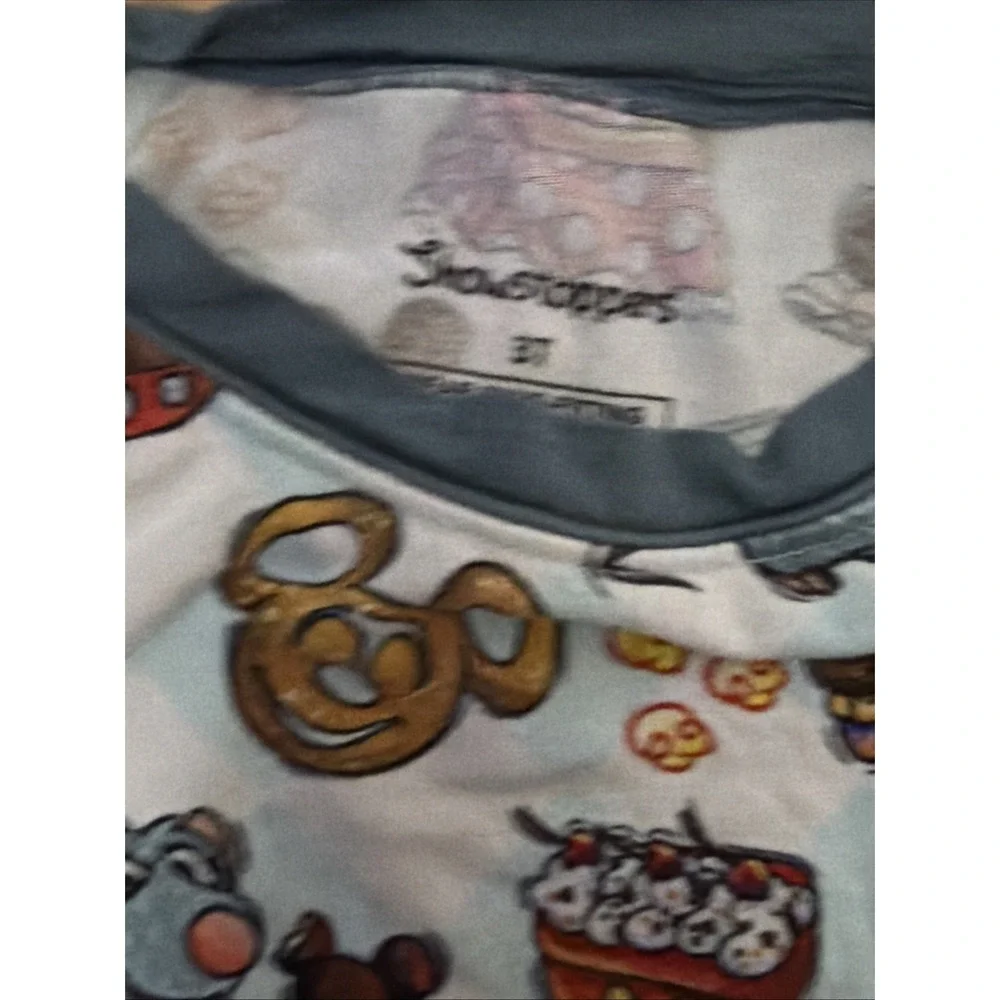 Showstoppers Disney Ratatouille Mickey Snacks Pajamas Sz 3T Boys Girls Bamboo